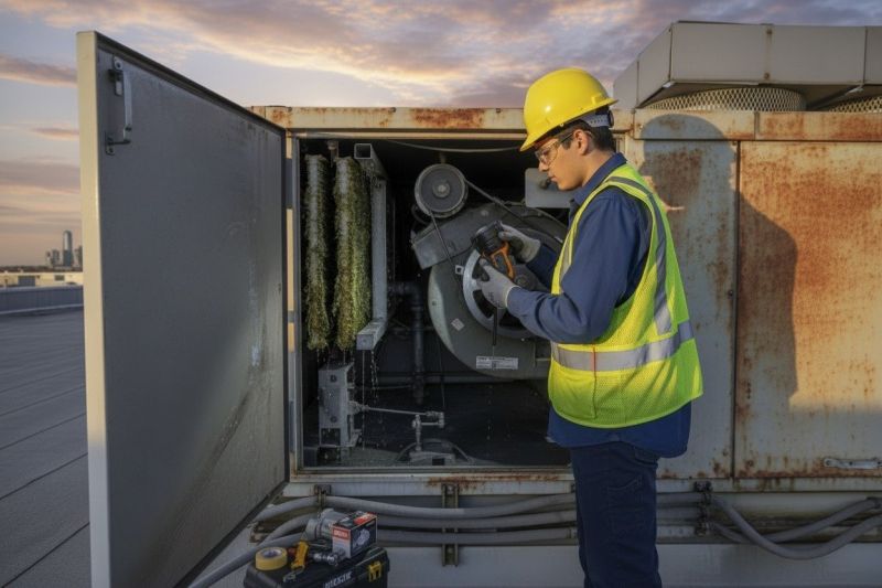 Local Evaporative Cooler Repair pros at work